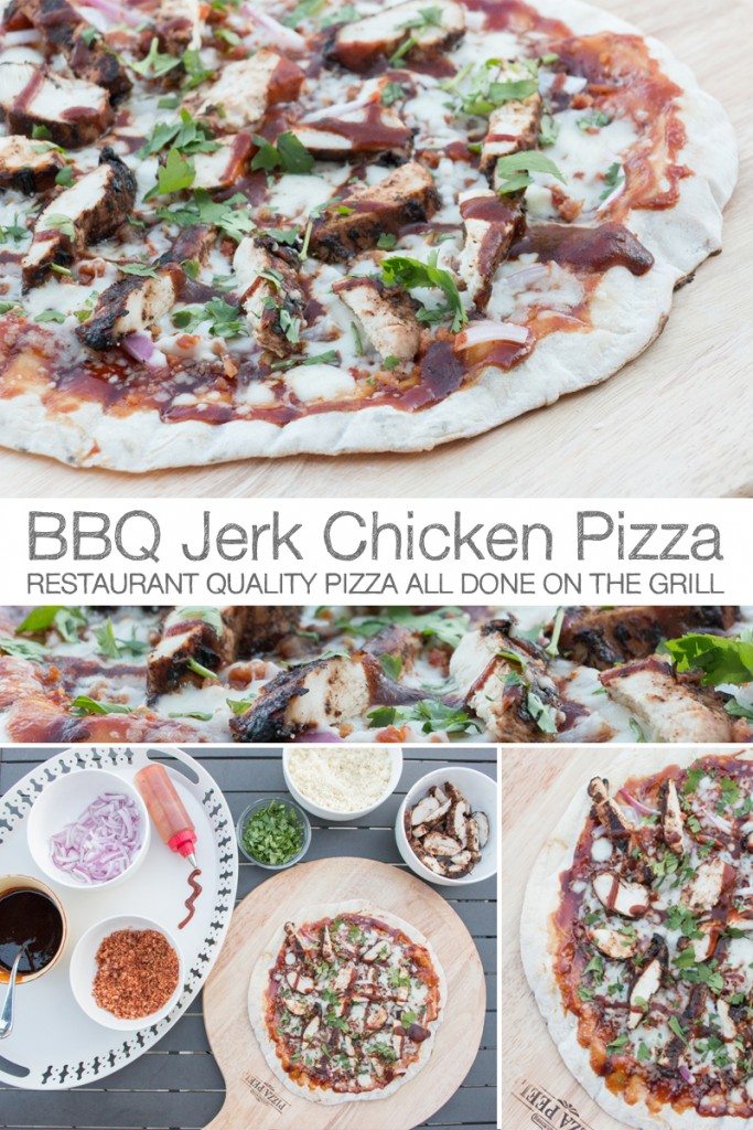 bbq jerk chicken pizza