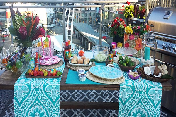 Bring back that island feeling with a Caribbean-themed party