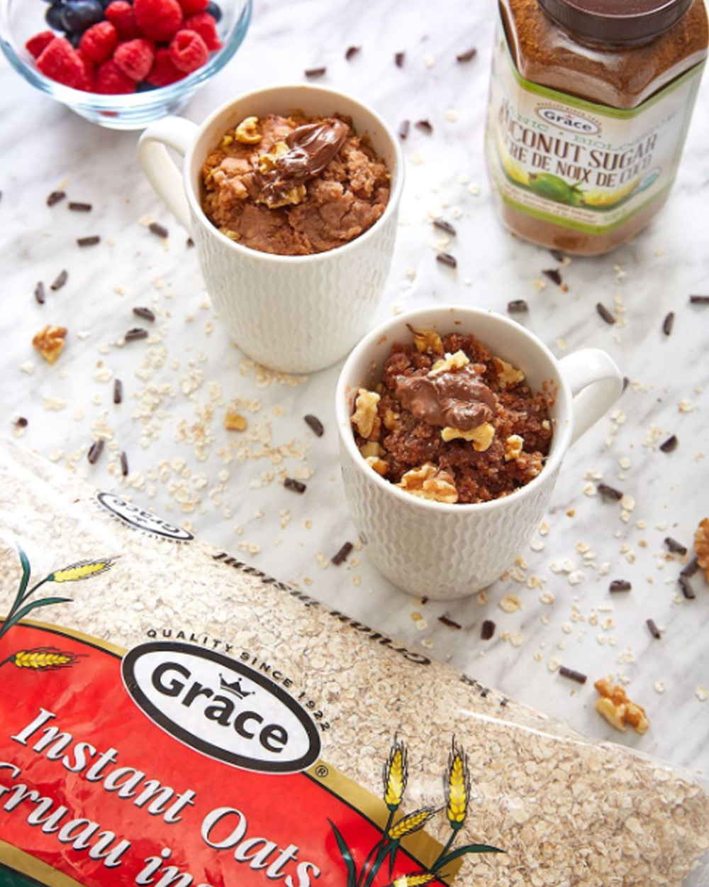 Chocolate Oat Mug Cake M