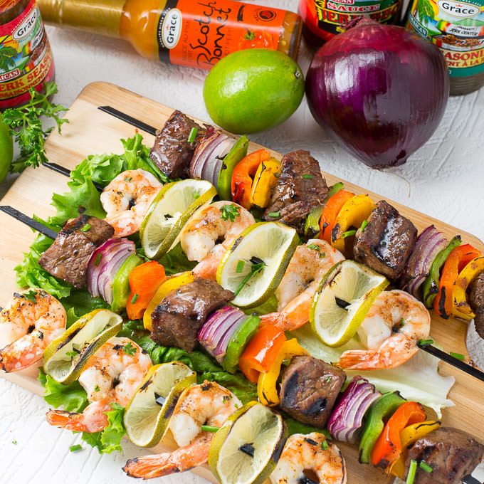 grace foods jerk kebabs