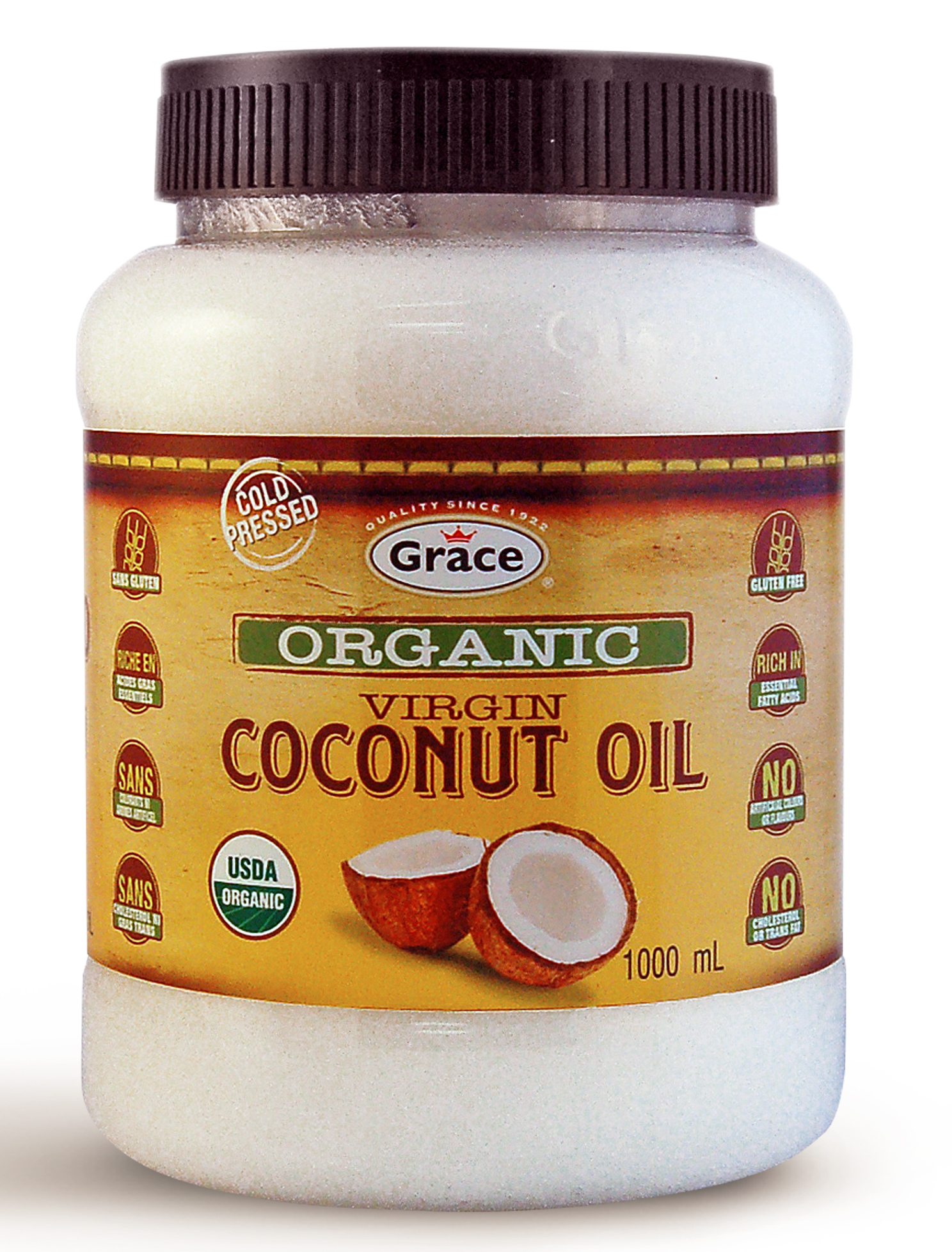 Grace Organic Coconut Oil 1L