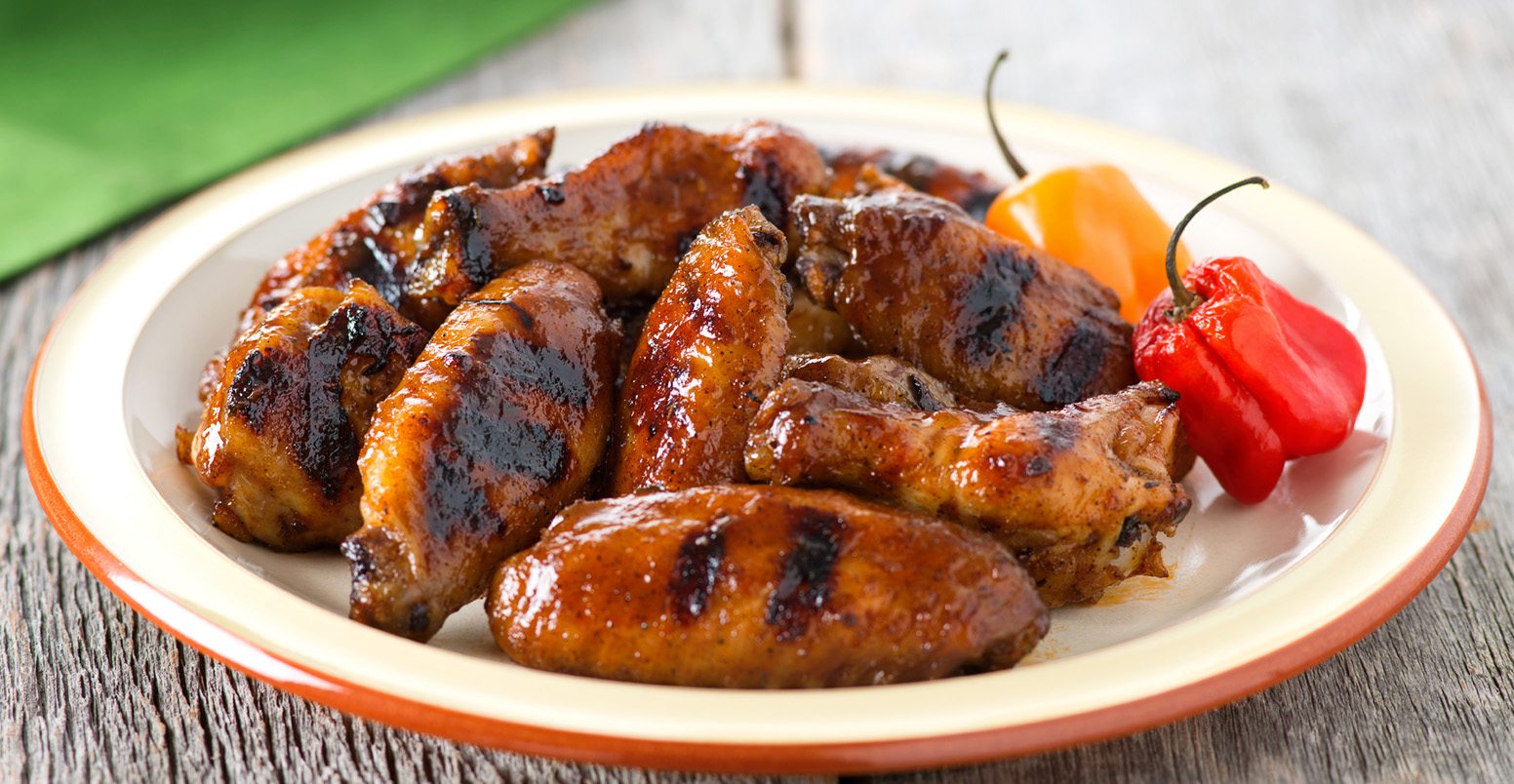 bbq jerk wings