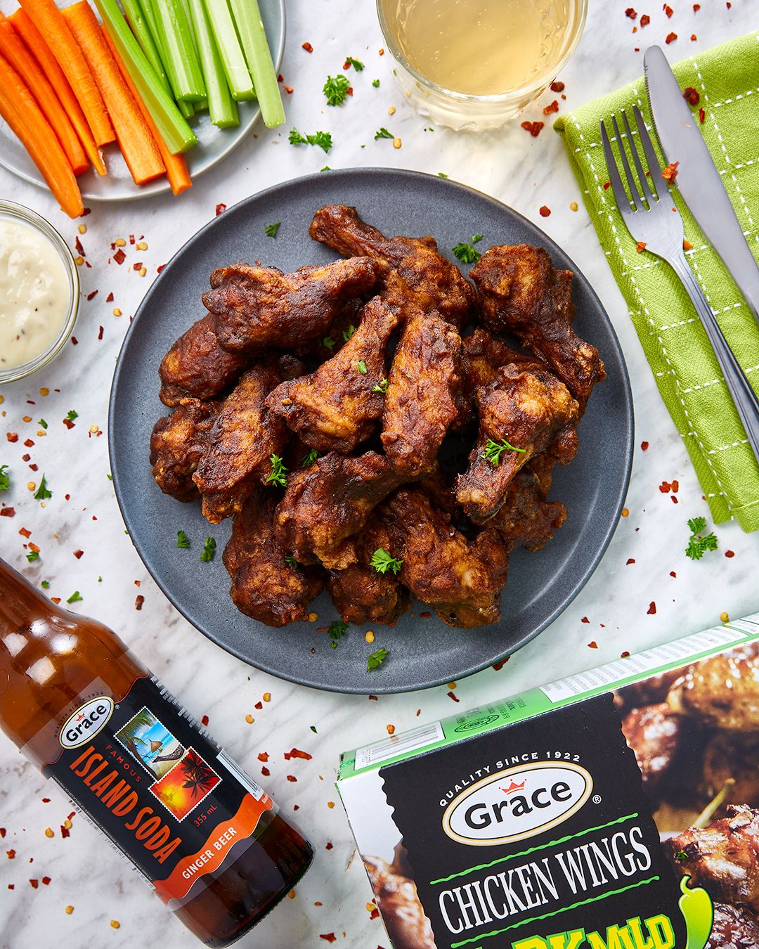 Mild Jerk Chicken Wings