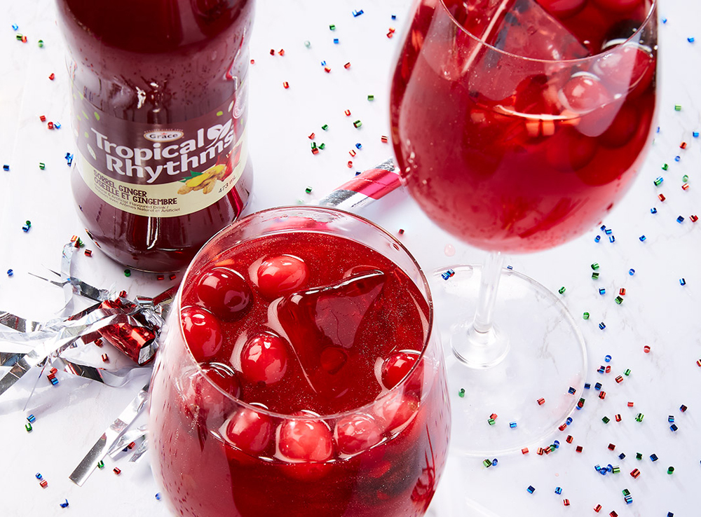 Sorrel Ginger Cocktail F