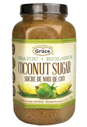 jar of coconut sugar