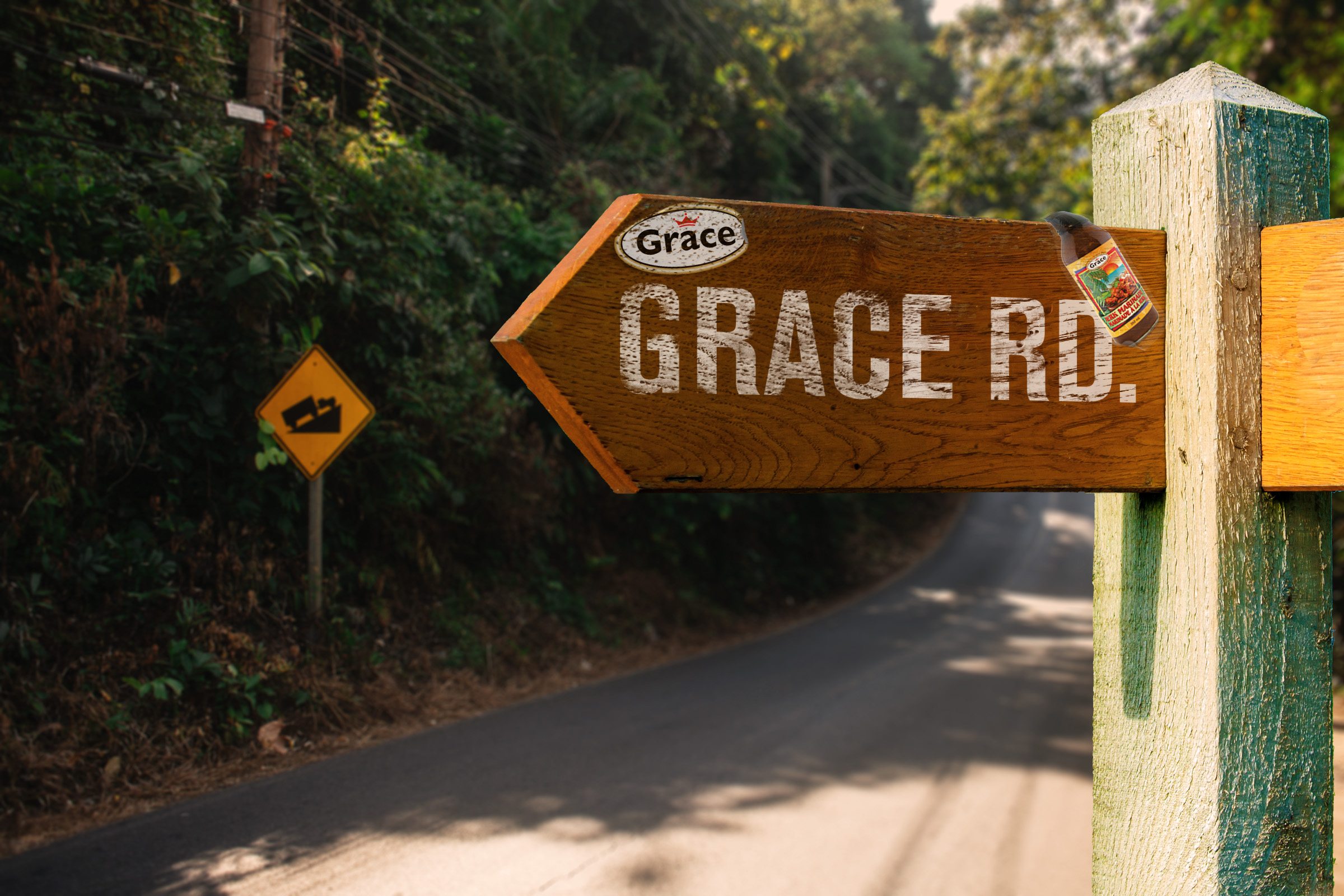 Grace Road Sign